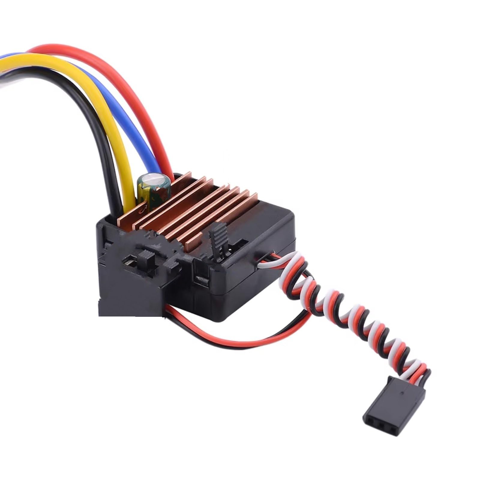 Per Tamiya Per Redcat Per Traxxas Per Wltoys 1/10 60A ESC Regolatore Di Velocità Elettronico A Spazzole 12428 RC Car Motore 540 550 RC ESC
