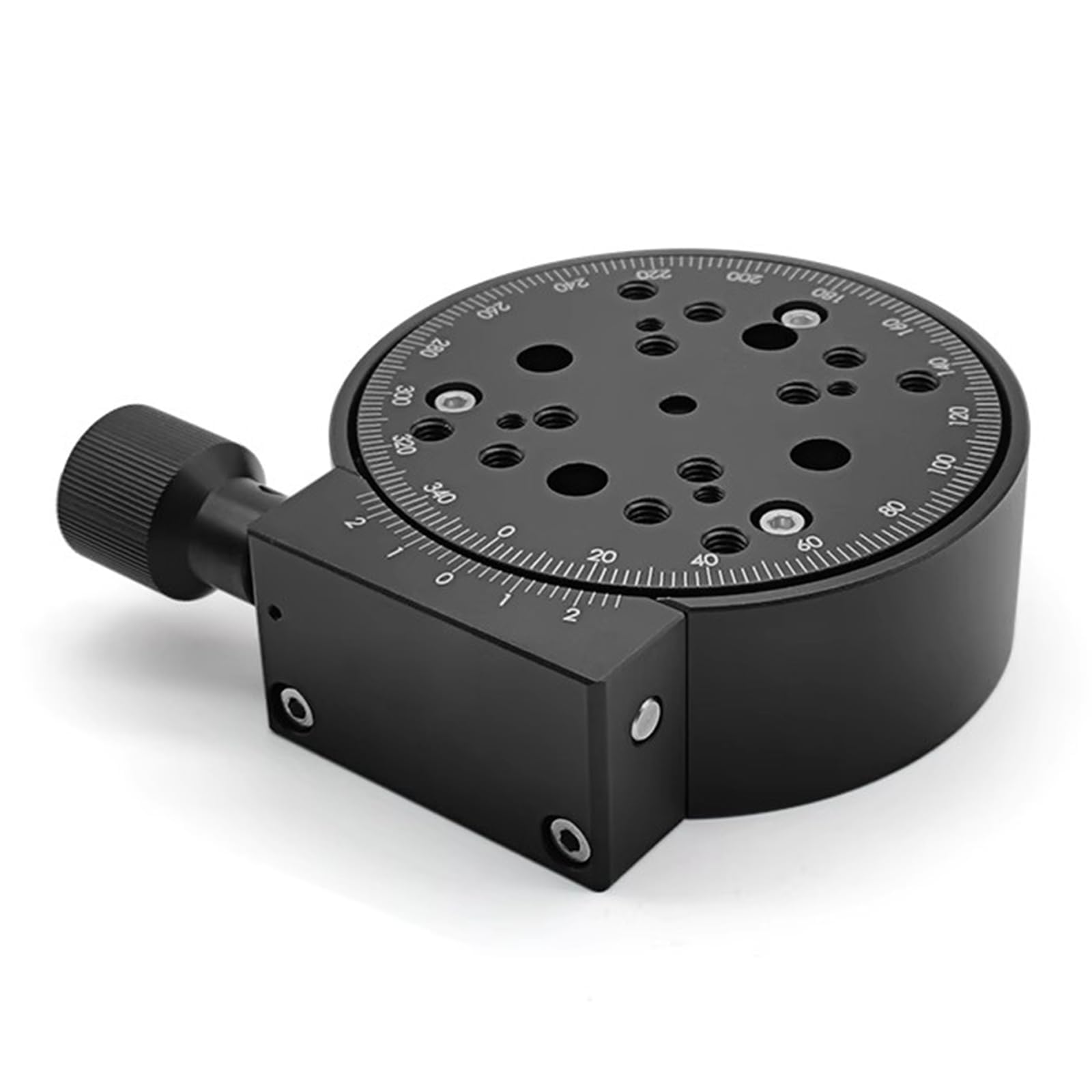 Scène de rotation manuelle 100 mm pour réglage fin précis sur plateau de 15 kg