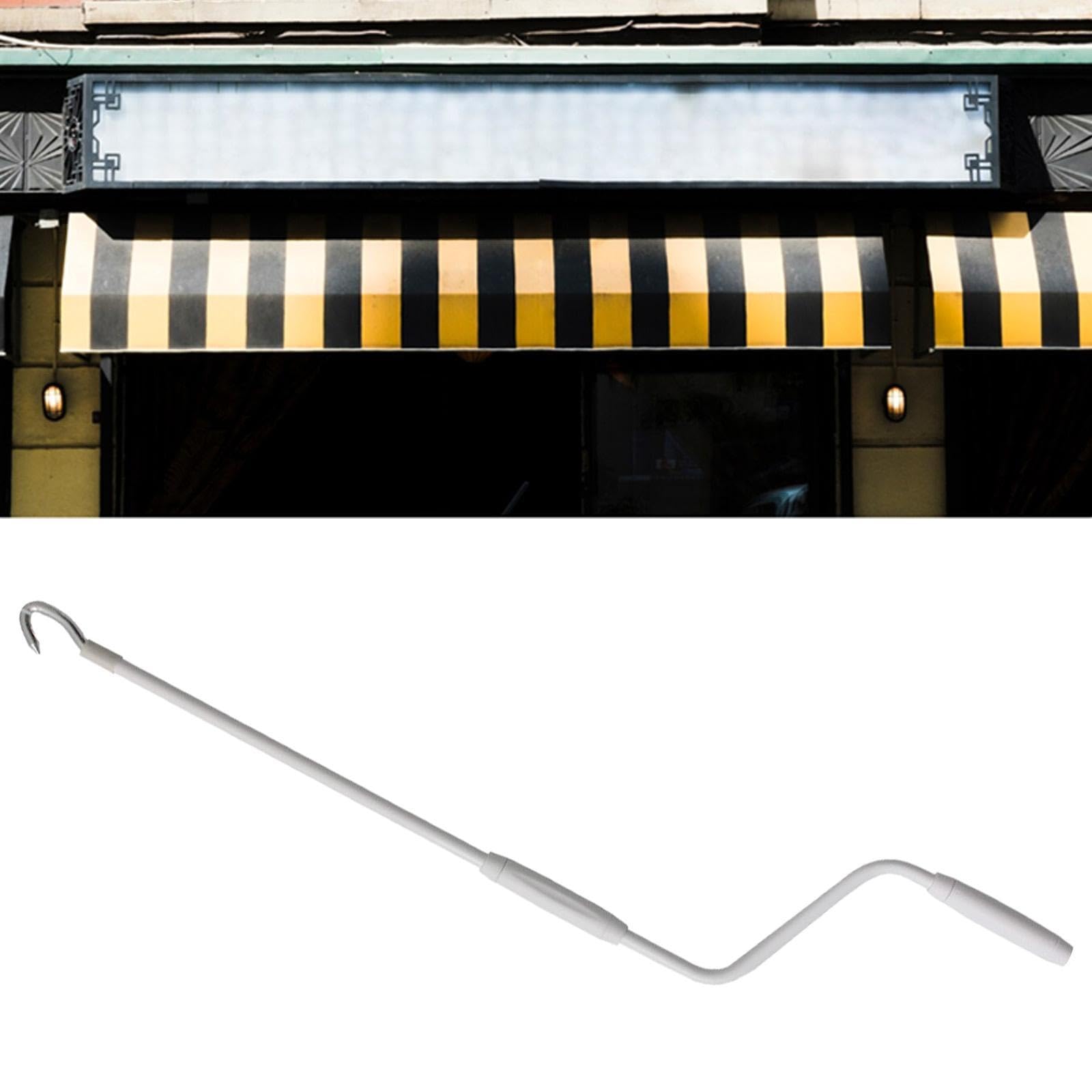 MagiDeal Manivelle Acier Robuste pour Auvent de Camping-Car et Store Banne, Manivelle Manuelle Universelle, Pratique avec Crochet, 100cm