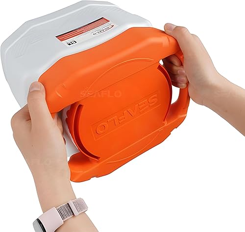 Miniatura 3 de SEAFLO Contenedores de almacenamiento impermeables con tapa para marina, RV, almacenamiento, kayak, campamento, 1.32 galones  5 L