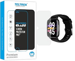 TELTREK Screen Protector Compatible With Defy Space Smartwatch, Full Hydrogel TPU Screen Guard not a Tempered Glass (Pack of 2)