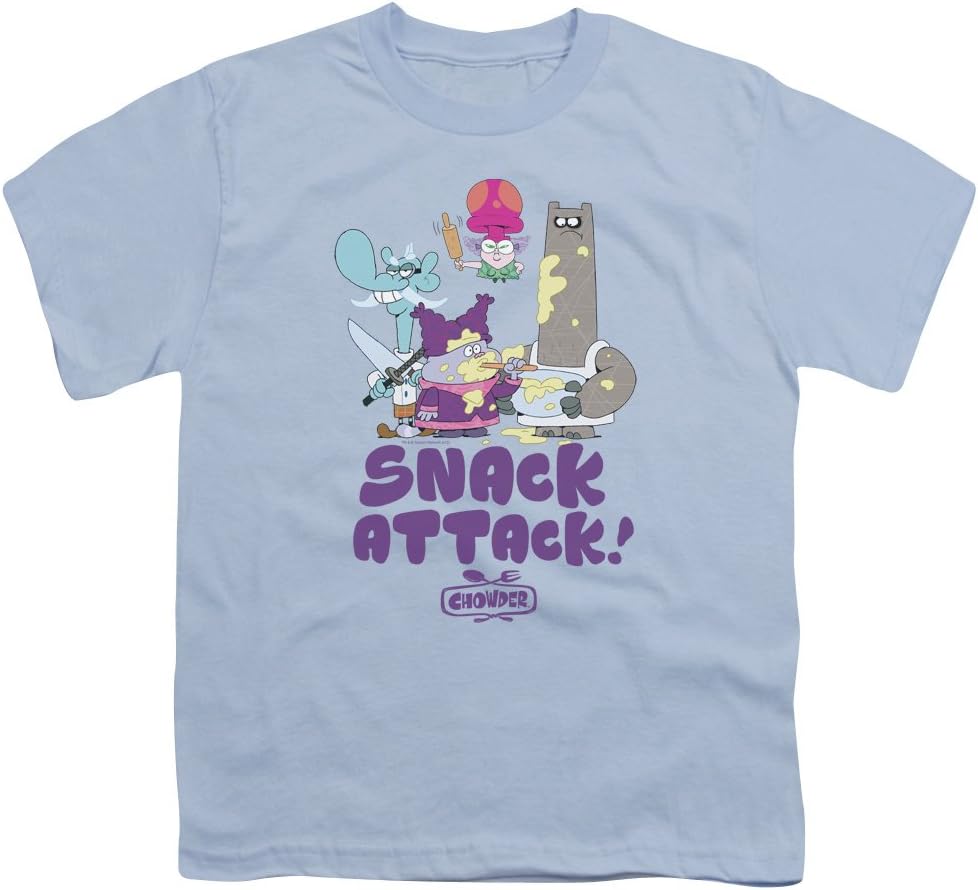 Chowder Cartoon Network Mung Daal Truffles Shnitzel Snack Attack Big Boys Tee