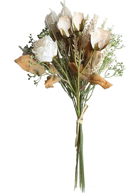 Amazon Colorpocket 造花 インテリア バラ 薔薇 結婚祝い アートフラワー 花束 枯れない花 贈り物 プレゼント 記念日 お祝い ギフト フェイクフラワー ホワイト 造花 オンライン通販