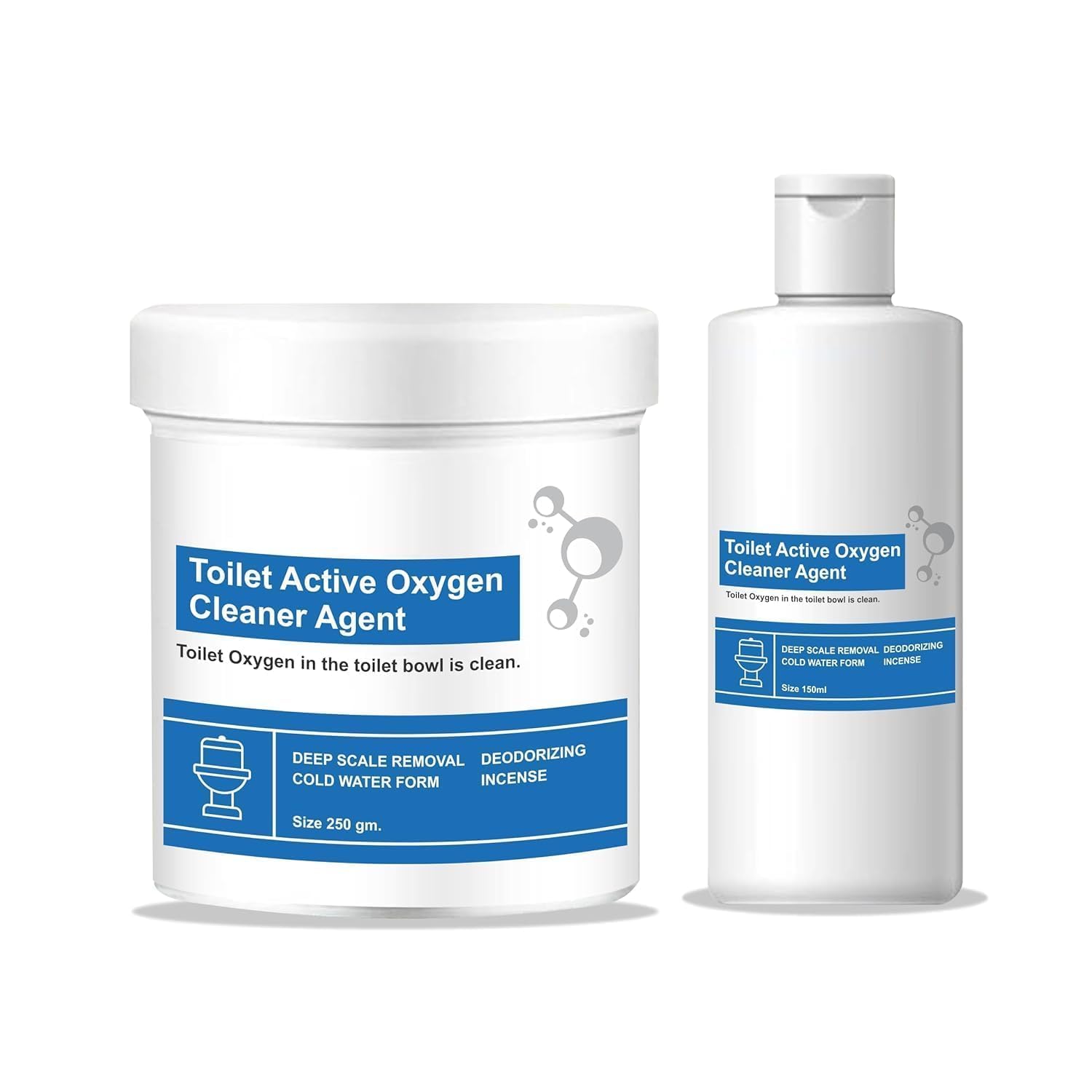SHOPYSTAR Toilet Active Oxygen Agent Cleaner Toilet Powder With Super Active Cleaning Liquid Agent, Can Effectively Remove Stubborn Dirt And Stain From Toilet - Combo Pack (250 Gram+100 Ml) (B0D9F89Q3V) Amazon Price History, Amazon Price Tracker