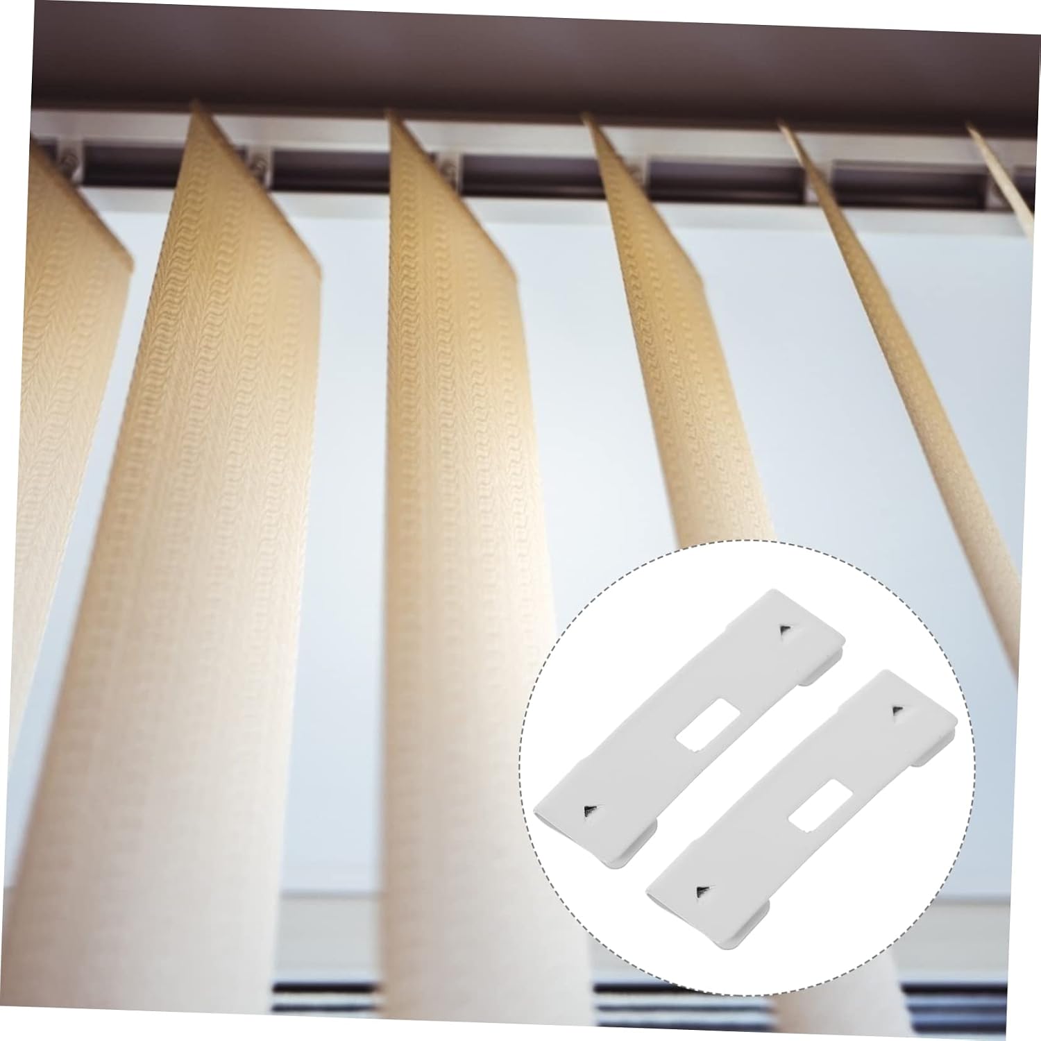 18pcs Vertical Blind Repair Clips Reusable Vane Savers for Easy Installation Compatible All Blind Colors and Textures for Quick Repairs and Environmental