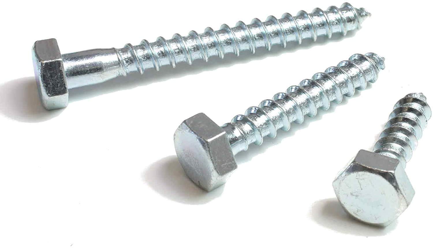 M12 / 12mm HEX Hexagon Head Wood Screw Coach Screws Bolts ZINC Plated All Length (10, M12 x 70mm)