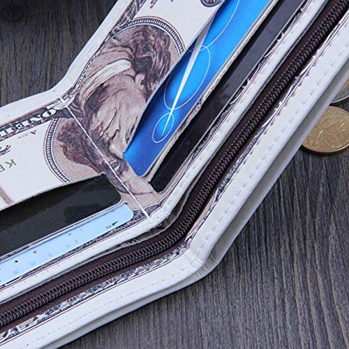 Omoft Bifold Wallet for Men & Women - PU Leather Billfold with RFID, Coin Purse, 6 Card Slots - Stylish Holiday Gift3