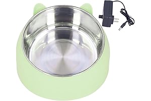 Heated Food Bowls for Cats, 1.5L Pet Thermal Water Bowl
