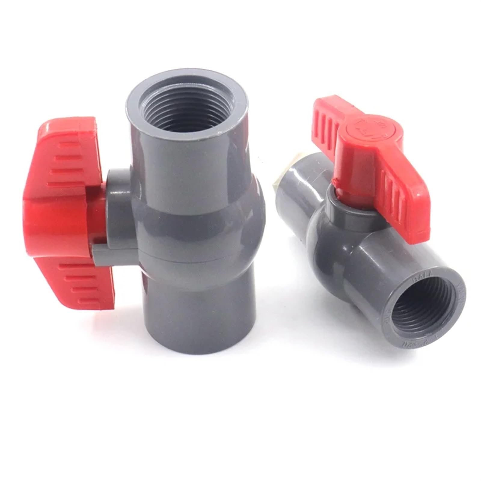 Zawór kulowy PVC z gwintowanym zamknięciem, Złączki do nawadniania ogrodu z PCV, gwintowane, akwarium, wiele rozmiarów(ID50mm)