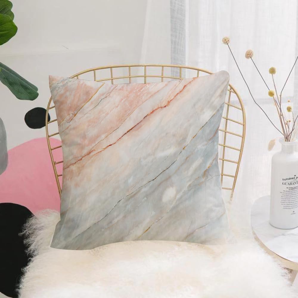 HYOSXW Cushion Cover,Throw Pillow Case Home Decorative for Living Room Bedroom Sofa Chair 16X16 Inch,marble texture background pattern with high resolution,Pillowcase 40X40cm