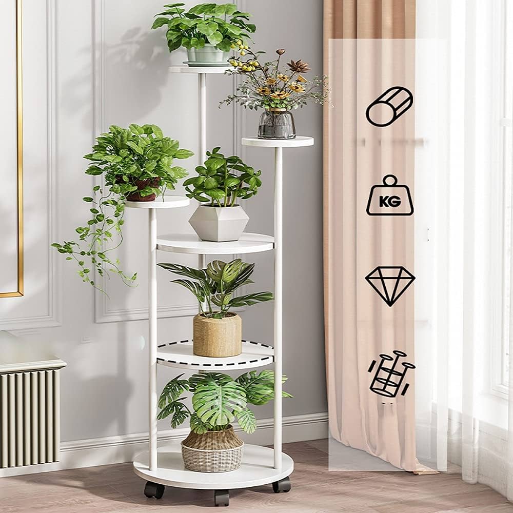 Amazon | フラワースタンド キャスター付 花台スタンド 6段式 園芸 Amazon | フラワースタンド キャスター付 花台スタンド 6段式 園芸