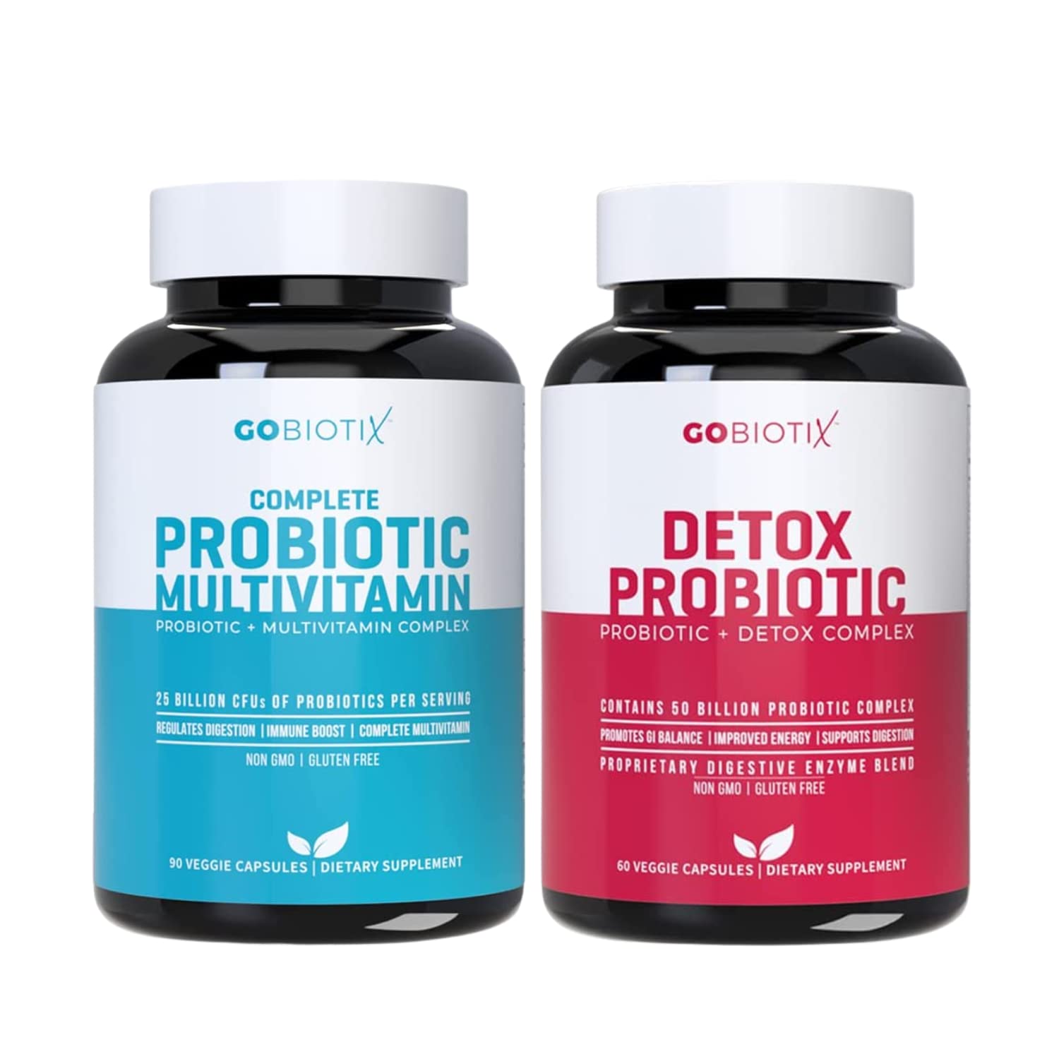 Probiotic Multivitamin | Daily Multivitamin with Probiotics & Detox Probiotic Supplement