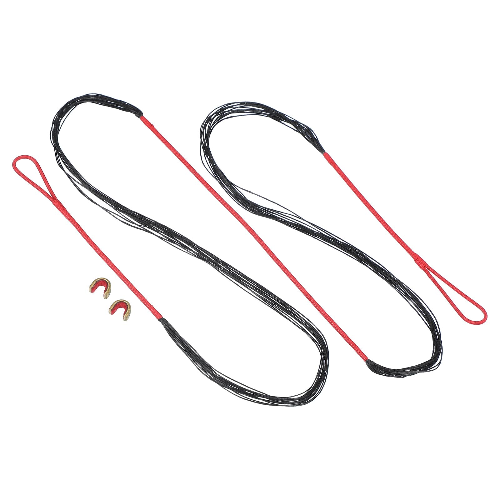 PATIKIL Bow String Replacement, 14 Strands Recurve Bowstring with Nock Point for AMO 50