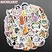 Produktbild BLOUR 50 Stück Cartoon Schöne Katze Aufkleber PVC Wasserdicht Graffiti Kinderspielzeug Aufkleber Für Skateboard Laptop Motorrad Kofferraum Niedlichen Aufkleber