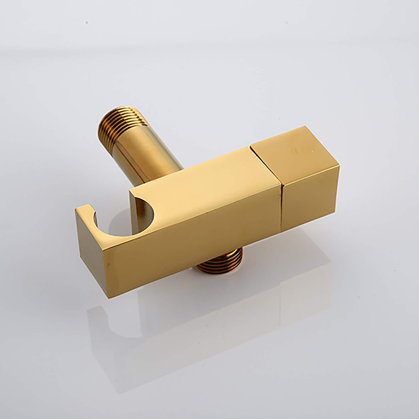 Hand Shower Bidet, Brass Hot Water Bidet Sprayer for Toilet, Wall Mounted Bidet Faucet Portable Bidet Toilet Set, Bidet Shower with 1.5m Hose,Brushed Gold