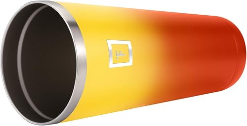 Miniatura 5 de IRON FLASK Vaso clásico de 16, 24 o 32 onzas, acero inoxidable aislado al vacío, frío o caliente, moderno de doble pared, simple vaso térmico de