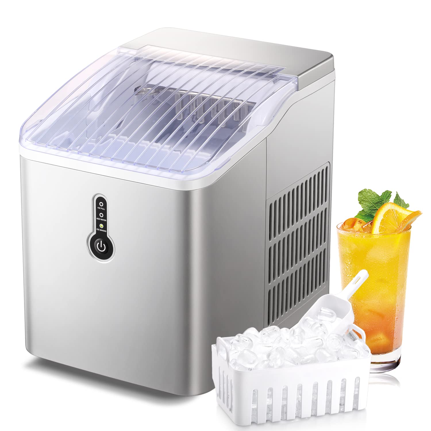 Photo 1 of **NONREFUNDABLE**FOR PARTS OR REPAIR**SEE NOTES**
Kismile Ice Maker, Compact Ice Machine