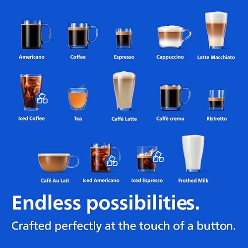 Miniatura 2 de Philips 4400 Series Fully Automatic Espresso Machine, LatteGo Milk System, Integrated Grinder, 12 Hot & Iced Coffee Pre-Sets, Quick Start,