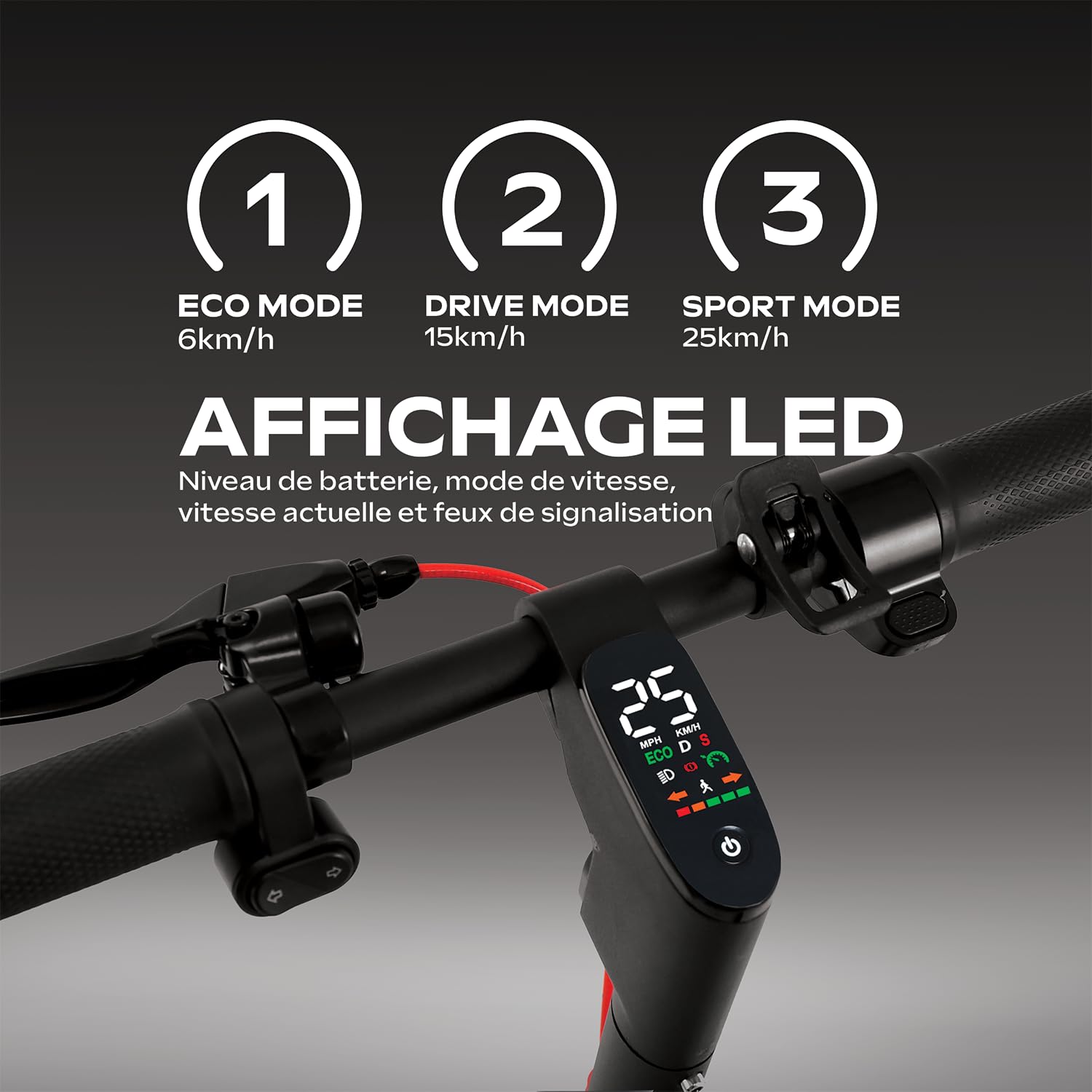 Trottinette Électrique Adulte UrbanGlide 100P11 – Autonomie Jusqu'a 30 km - Pneu 10" - Batterie 42V - Poids 15Kg