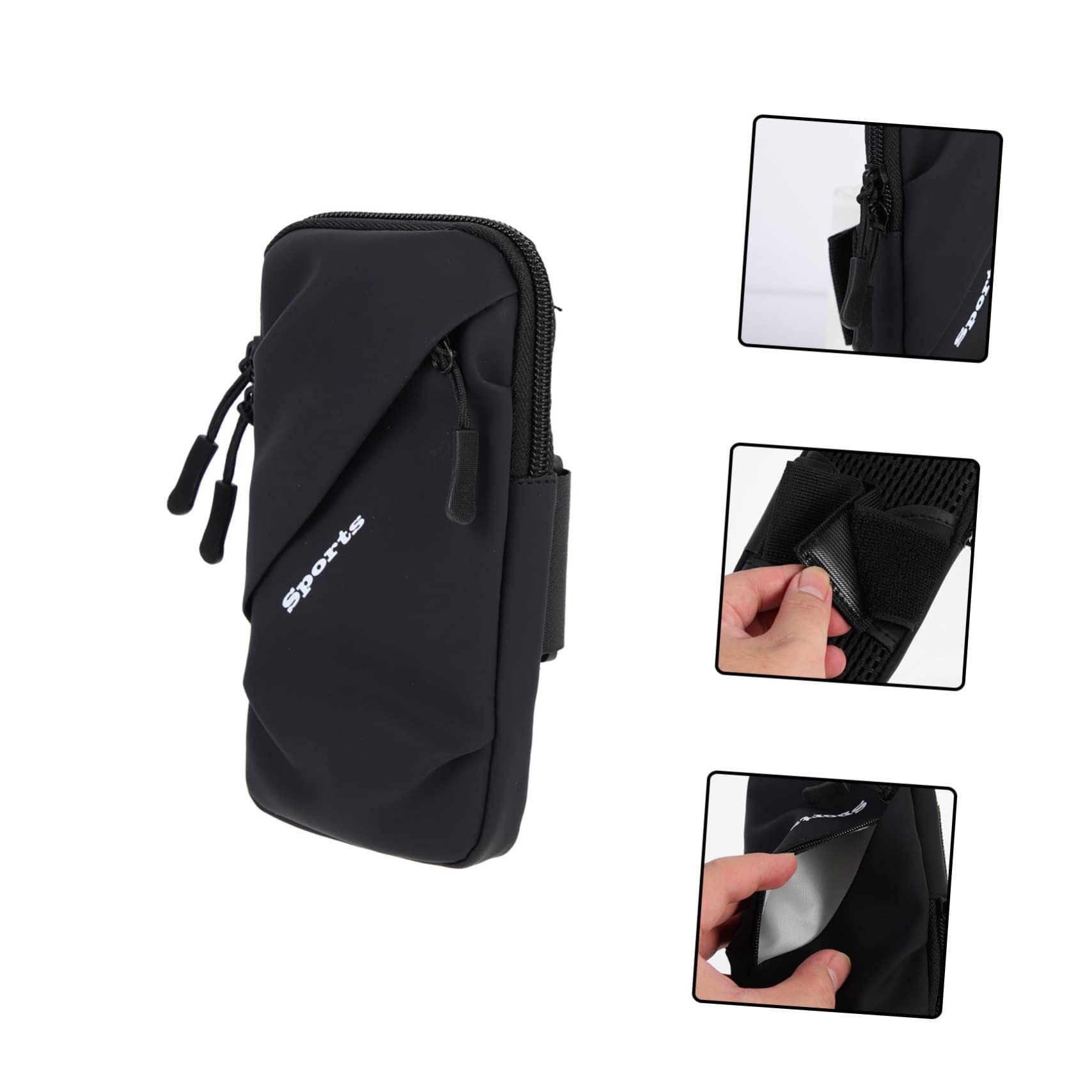 OSALADI 4pezzi Fascia Da Braccio Sportiva Per Smartphone Borsello Portatile Per Running Jogging e Attività Outdoor Con Design Traspirante Ed Elastico