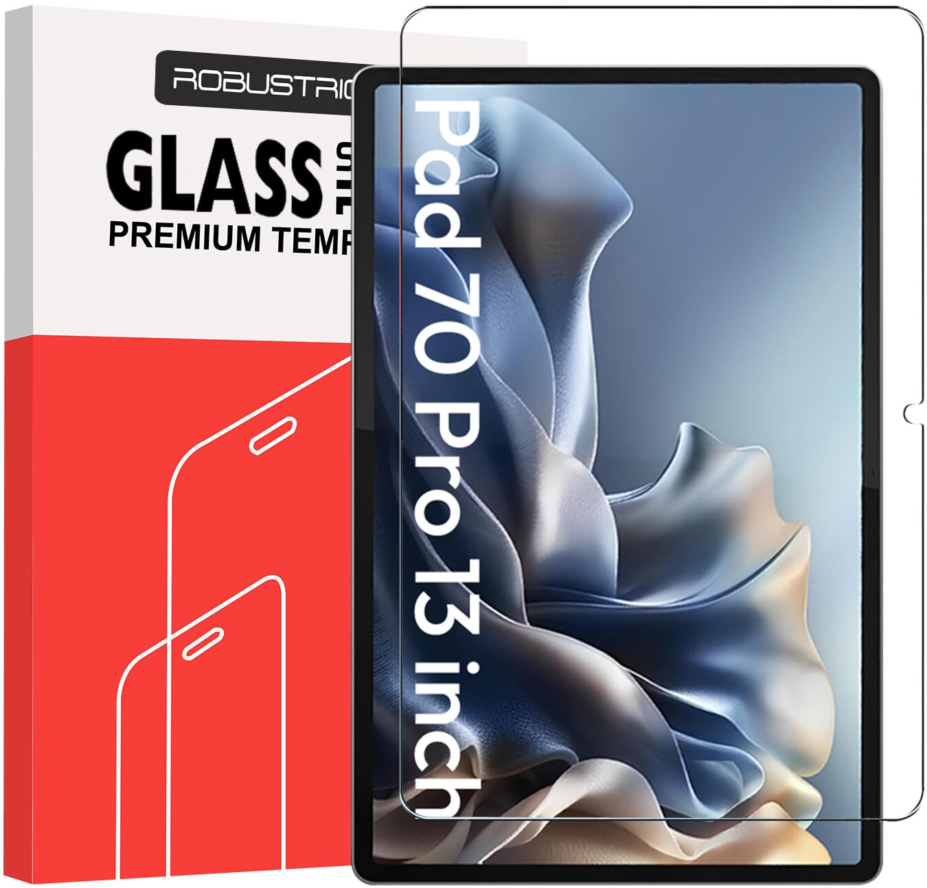 Robustrion Tempered Glass for Moto Pad 70 Pro 13 inch Screen Protector Guard for Motorola Pad 70 Pro 13" Tablet - 1 Pack-picture-13