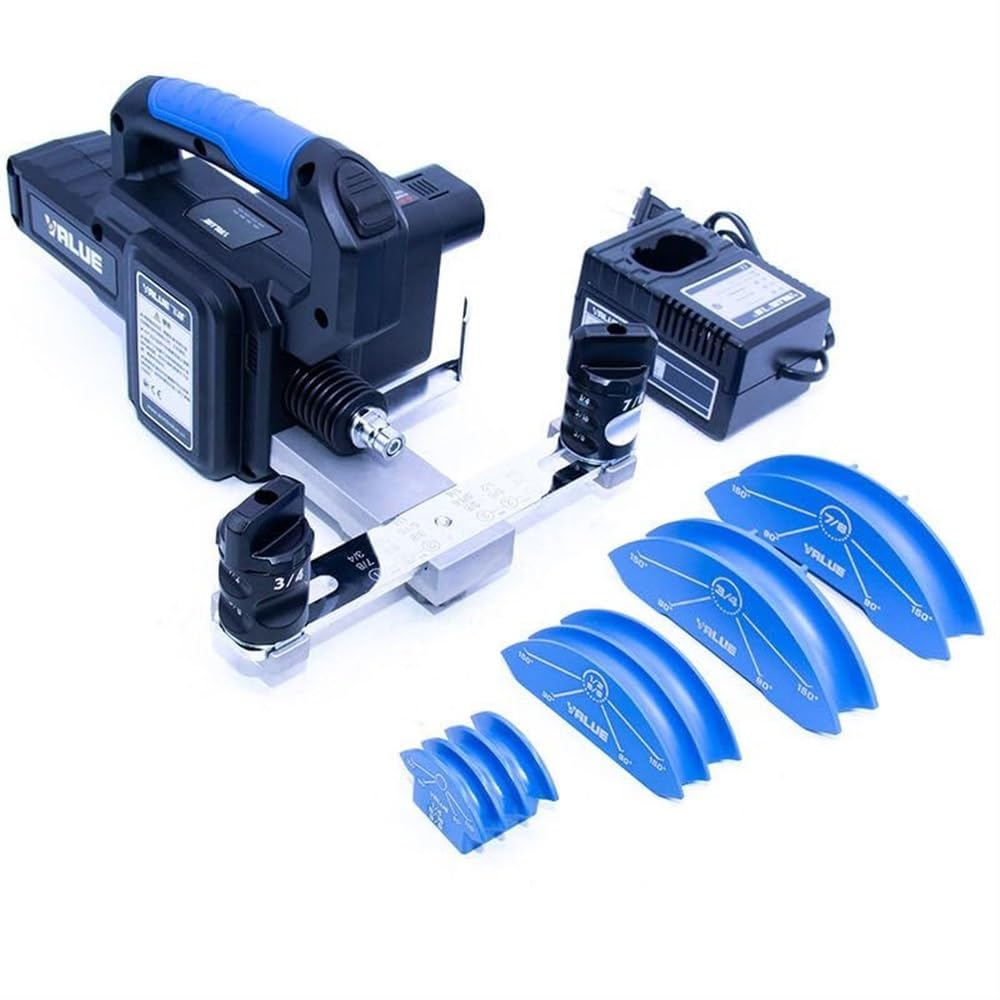 Electric Copper Tube Bender, 90° Quick Bending, Refrigeration Ratchet Tool Suitable for Bending Copper Pipes/Steel Pipes