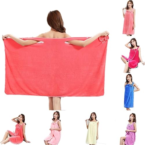 Miniatura 1 de Toallas de baño para mujeres y niñas, de secado rápido, batas de baño, playa, spa, ropa de lavado, ducha y toalla de gimnasio (rosa, 32 x 53