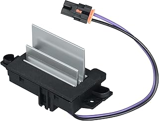 15-80567 AC Blower Motor Resistor Blower Control Module Compatible with Chevrolet Tahoe/Avalanche/Silverado GMC Sierra/Yukon/Envoy Cadillac Escalade Replace 89018778 4P1516 JA1639