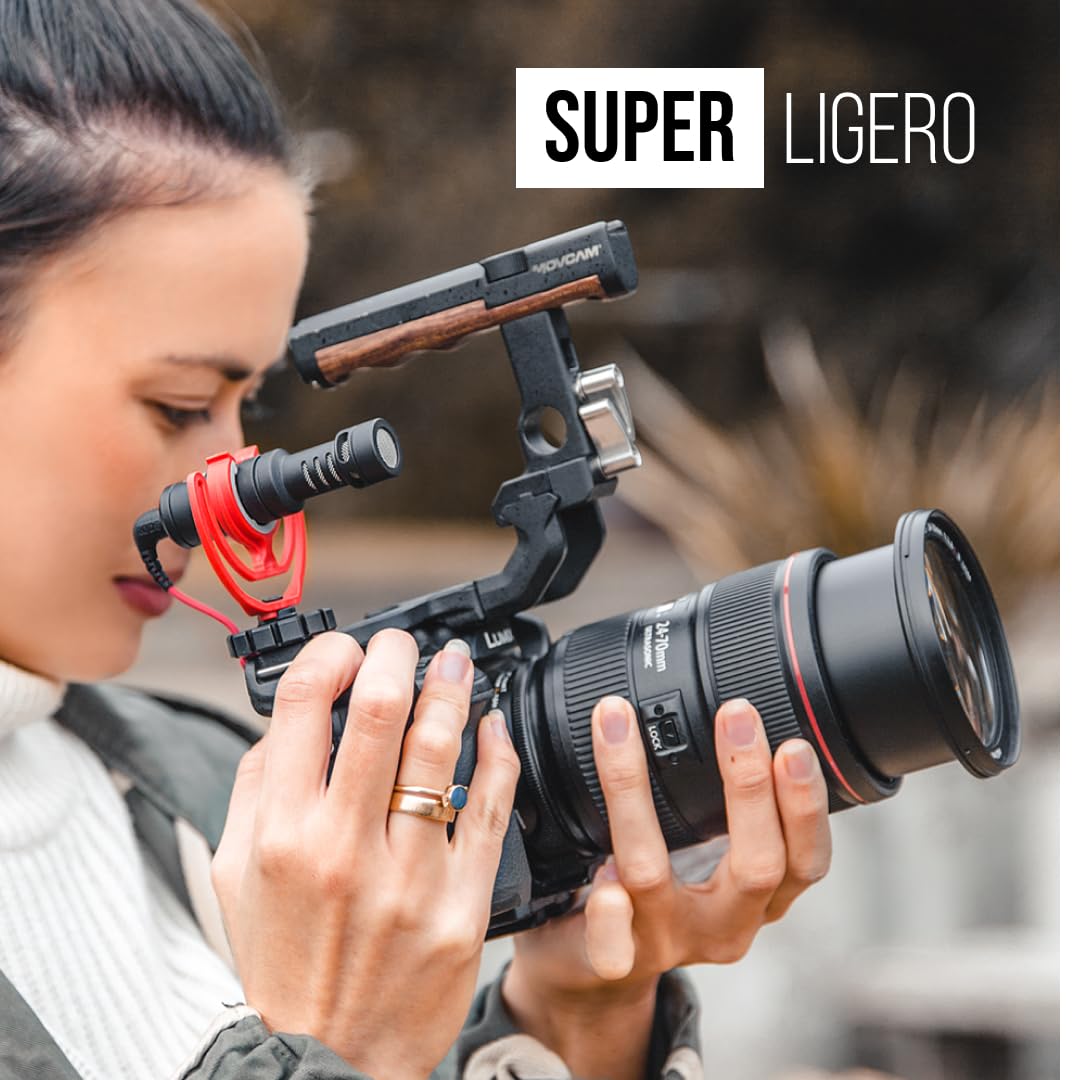 RØDE VideoMicro Micrófono direccional compacto para cámara de grabación cinematográfica y creación de contenido en exteriores
