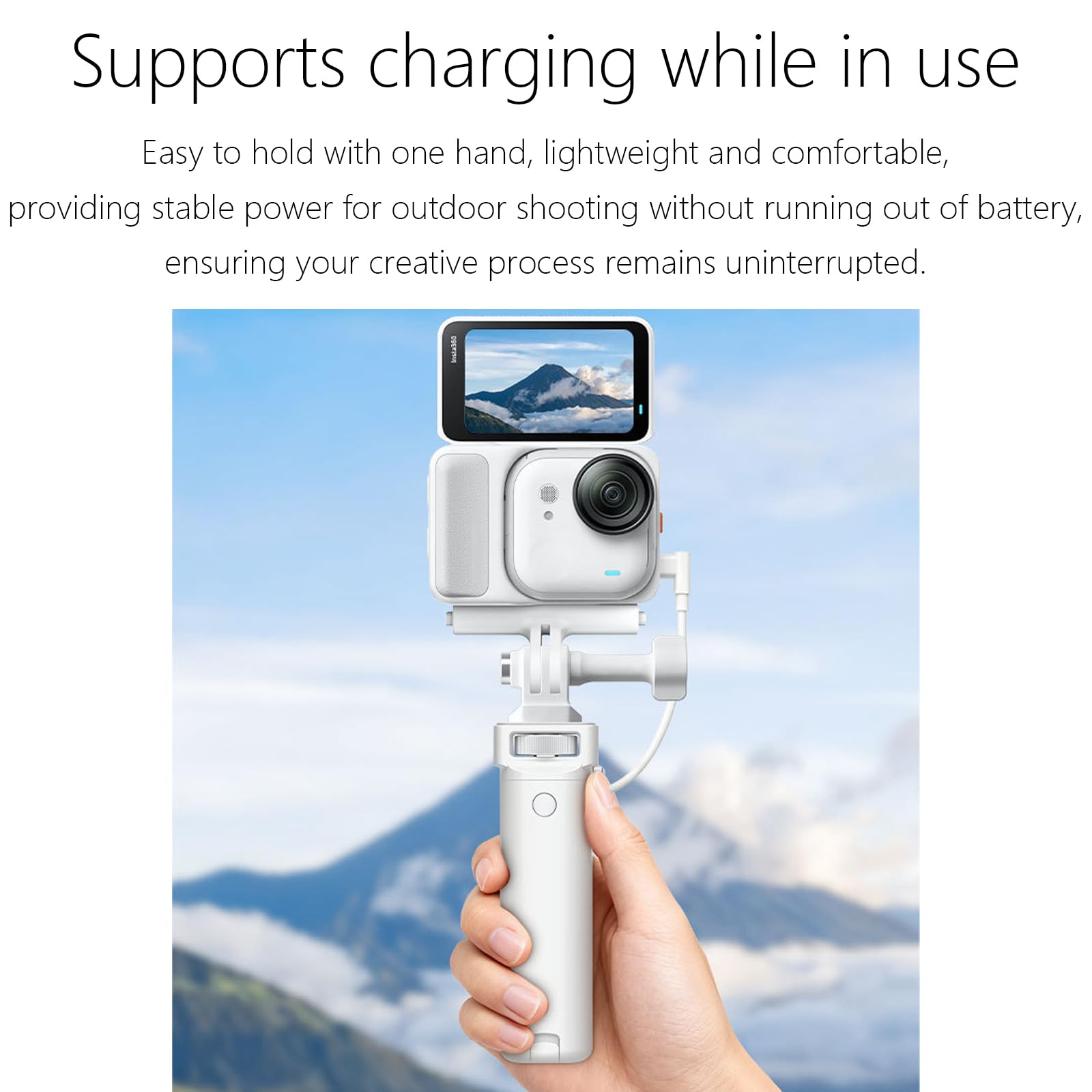 Mini Trípode, para X6, Soporte Carga Empuñadura Accesorios para X6/dji Osmo Action 6/5 Pro, Desmontaje rápido, Ligero, Antideslizante, Multifuncional
