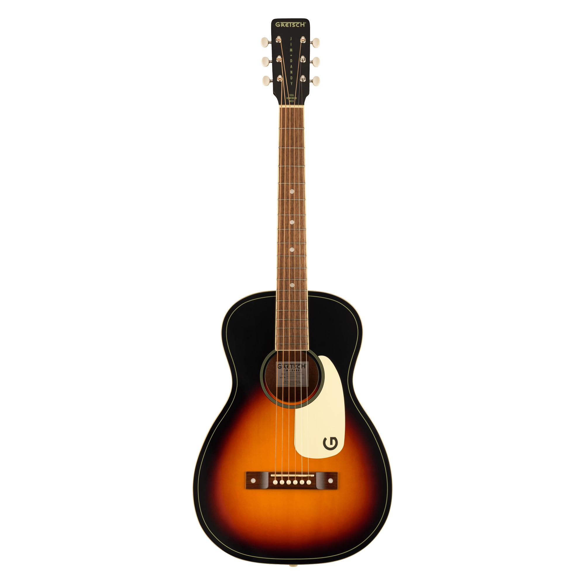Amazon.com: Gretsch Jim Dandy Parlor Acoustic Guitar - Rex Burst