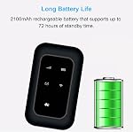 Point d'accès Wi-Fi mobile, routeur Wi-Fi portable 4G LTE avec emplacement pour carte SIM, jusqu'à 150 Mbps, prend en charge 10 connexions d'utilisateurs, Wi-Fi de poche pour les voyages, la maison