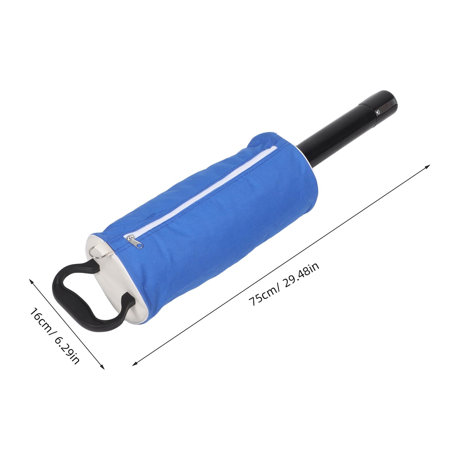Healvian Bolsa para Recoger Balones de Golf Azul con Tubo Desmontable Organizador Portátil de Tela Resistente para Almacenamiento y Transporte Campo de Golf
