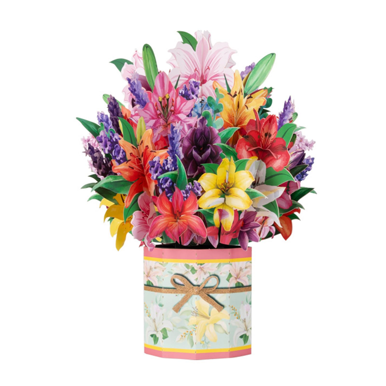 Buxuaaaa A Buxuaaa 3D Flower Greetings Cards Unique Festival Gift 3D Blessing Card Holiday Greetings Card With Envelope Gift Cards Creative