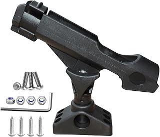 Fishing Rod Holders for Boat Rod Holder 360-degree Kayak Rod Holder Side Deck Mount Rod Holder Boat Fishing Pole Holders