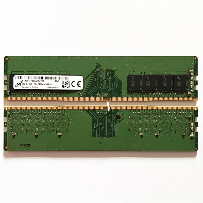 Micron ddr4 16gb 3200MHz Desktop Memory 16GB 1RX8 PC4-3200AA-UA2