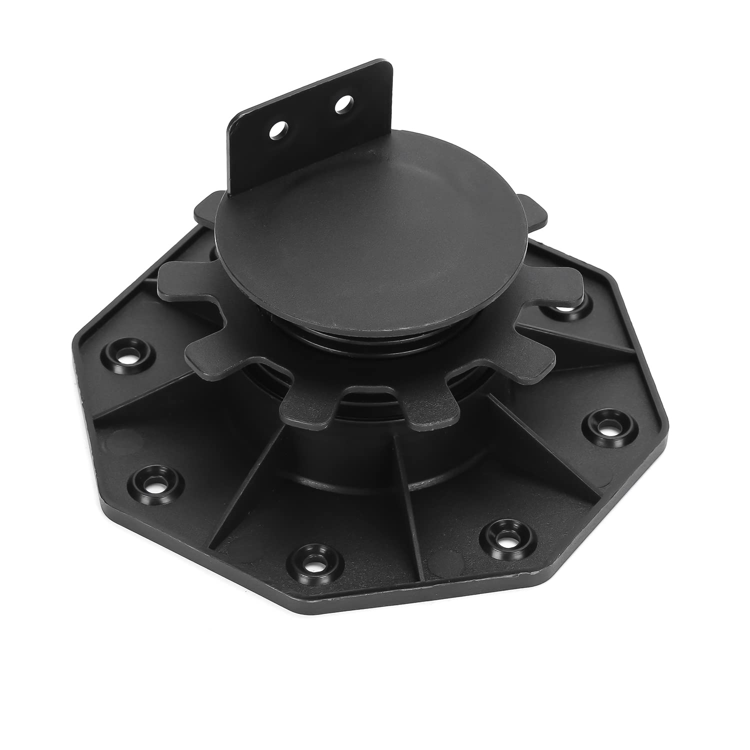 Eulenke Rodamientos de zanco 20 piezas de pie de ajuste regulable 30 – 60 mm – Rodamiento de zanco para suelos de madera, WPC y piedra