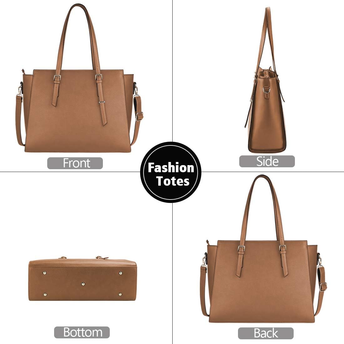 Promo 40% OFF Laptop Bag for Women 15.6 Inch Waterproof Laptop Tote Bag Large Leather Computer Briefcase Womens Business Professional Office Work Bag Lightweight Shoulder Handbag,Brown Best Cyber Deals 🔥 Laptop Bag for Women 15.6 Inch Waterproof Laptop Tote Bag Large Leather Computer Briefcase Womens Business Professional Office Work Bag Lightweight Shoulder Handbag,Brown