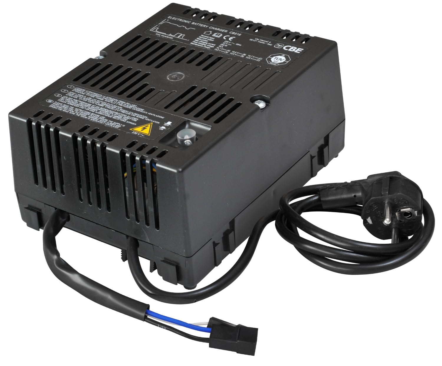 CBE Caricabatterie 12V 16A CB516-3 Piombo Gel AGM DESOLFATORE Camper
