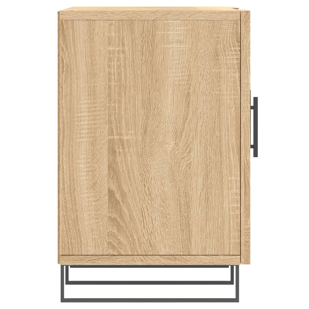 TV-Schrank Sonoma-Eiche 110 cm, Holzwerkstoff, 4 Fächer, Robustes Media-Center für Wohnzimmer, stabil, feuchtigkeitsbeständig