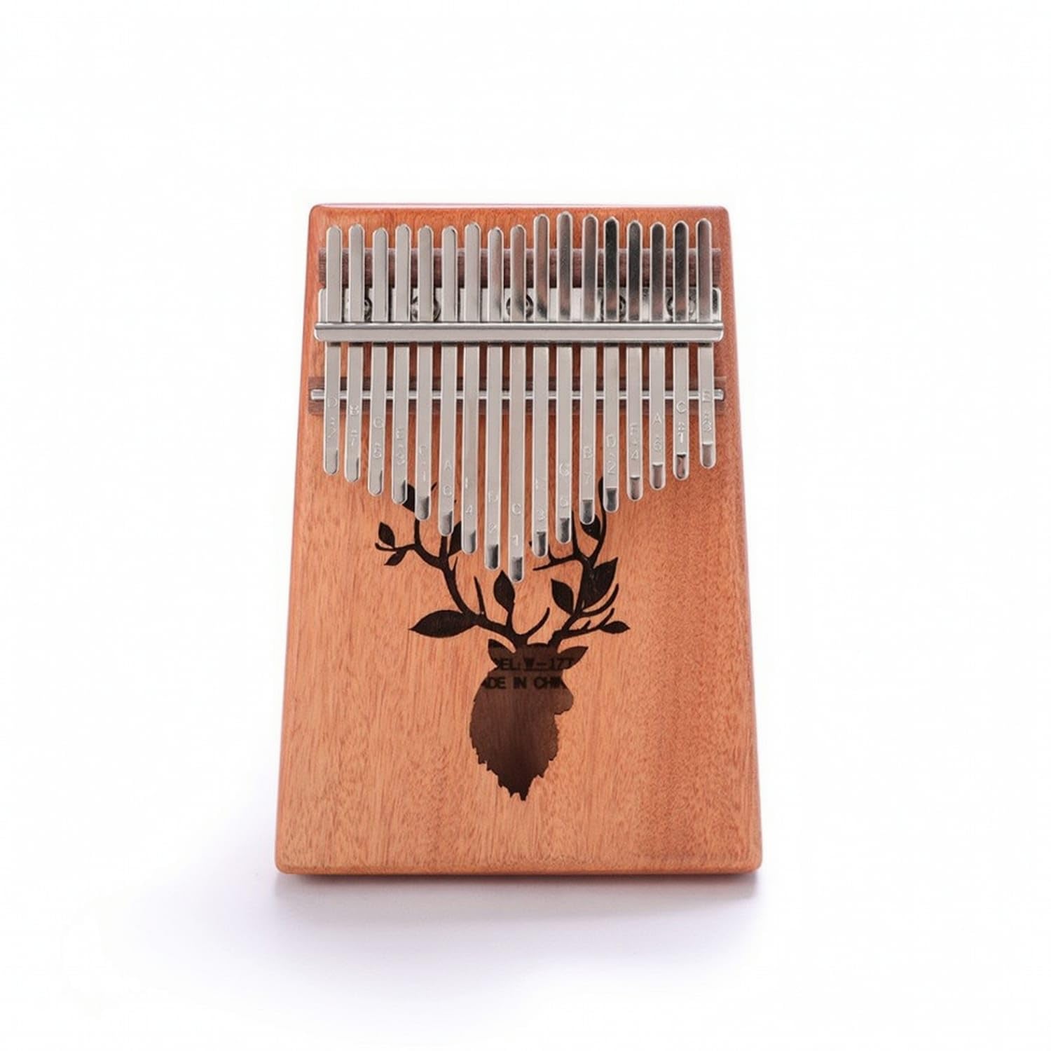 Beginner-Friendly 17-Key Kalimba Portable Kalimba with Tuning Hammer Wooden 17-Key Thumb Piano Hand-Held for Beginners, Students, Hobbyists, Music Practice, Travel, 17-key, Reindeer Wood|Kali-image-27