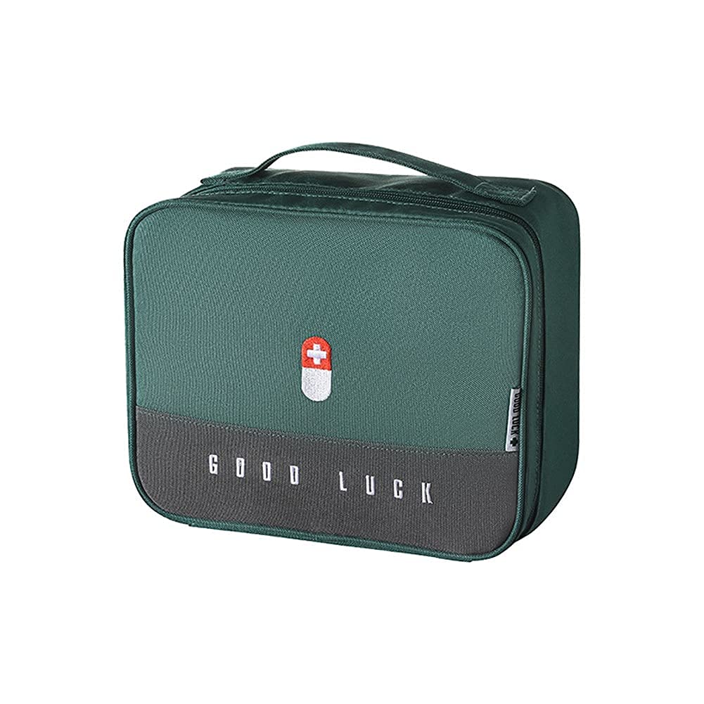 Botiquín de Primeros Auxilios Botiquín Botiquines de Primeros Auxilios Caja de Almacenamiento de medicamentos Grande Caja de plástico con Compartimentos Caja de Almacenamiento de Primeros