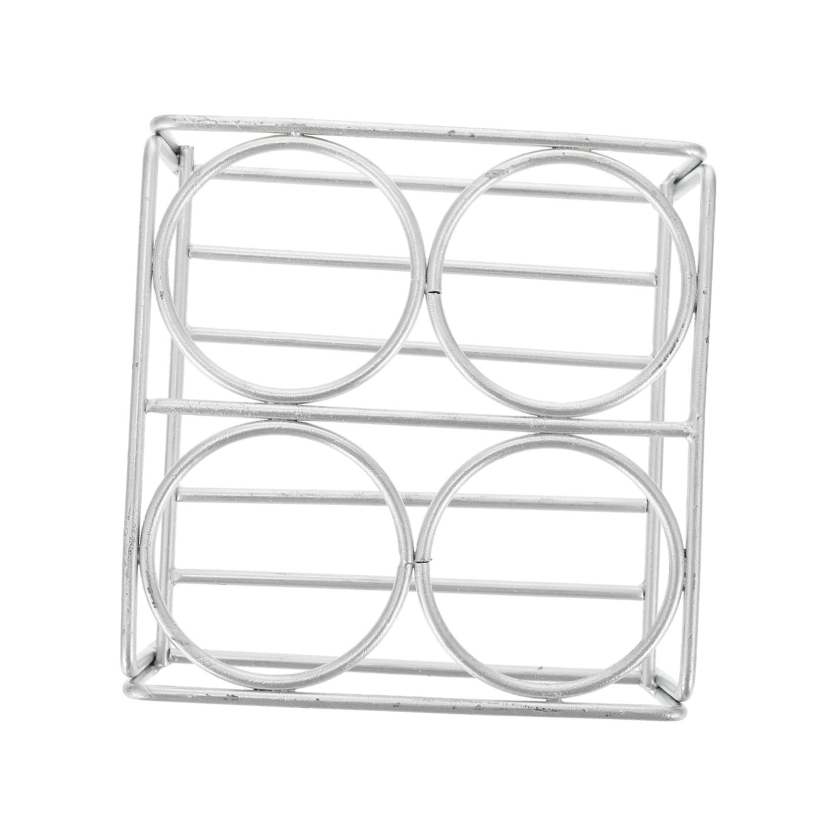 MUCKLILY Crucible Rack 6 Hole Stand Lab Equipment Storage Shelf Nickel-Chromium Wire Material Science Lab Tool