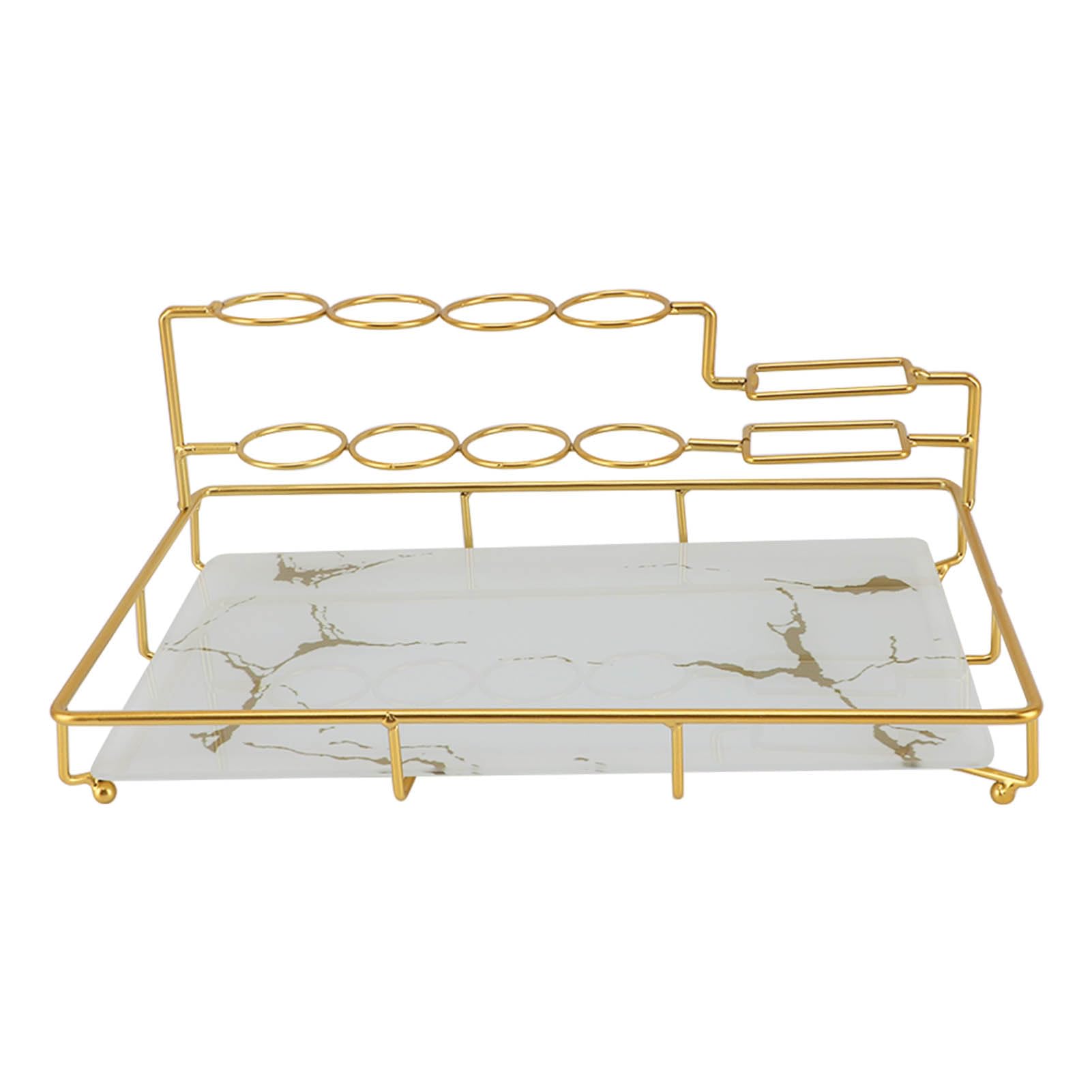 Wakects Porte-Brosse à Dents électrique Support de Brosse à Dents électrique en Fer et Verre 32 X 20,5 X 13,5 Cm Support Mural Adhésif Organisateur de Comptoir Compact pour Les Utilisateurs de