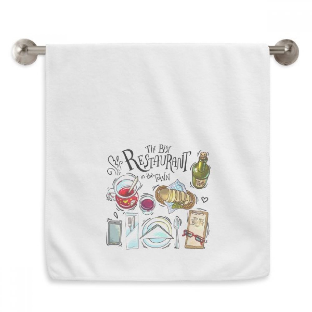 Serviettes moelleuses premium blanche 13 x 29 inch au motif de diadème