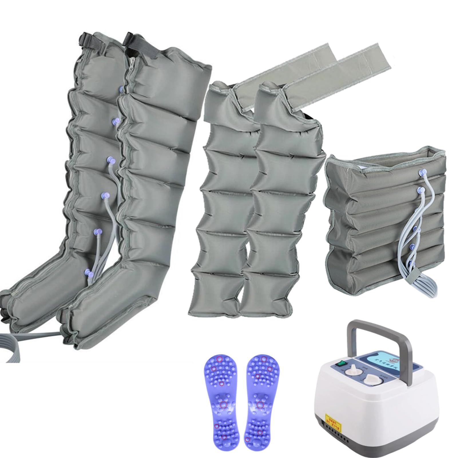 Massaggiatori elettrici per Piedi, Compressione dell'Aria per Gambe per la circolazione, Fasce per Braccia, Caviglie, Polpacci, Macchina per Il rilassamento del Dolore, Funzione di