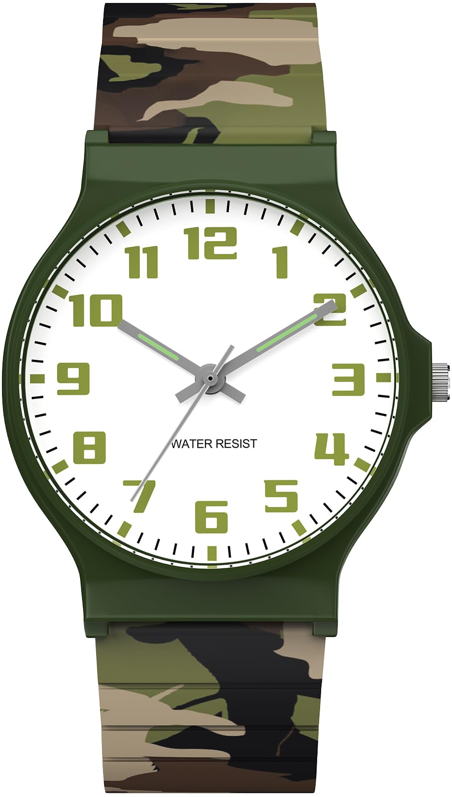 Kids Analog Watch 30M Waterproof Boys Girls Ages 5-15 Learning Time