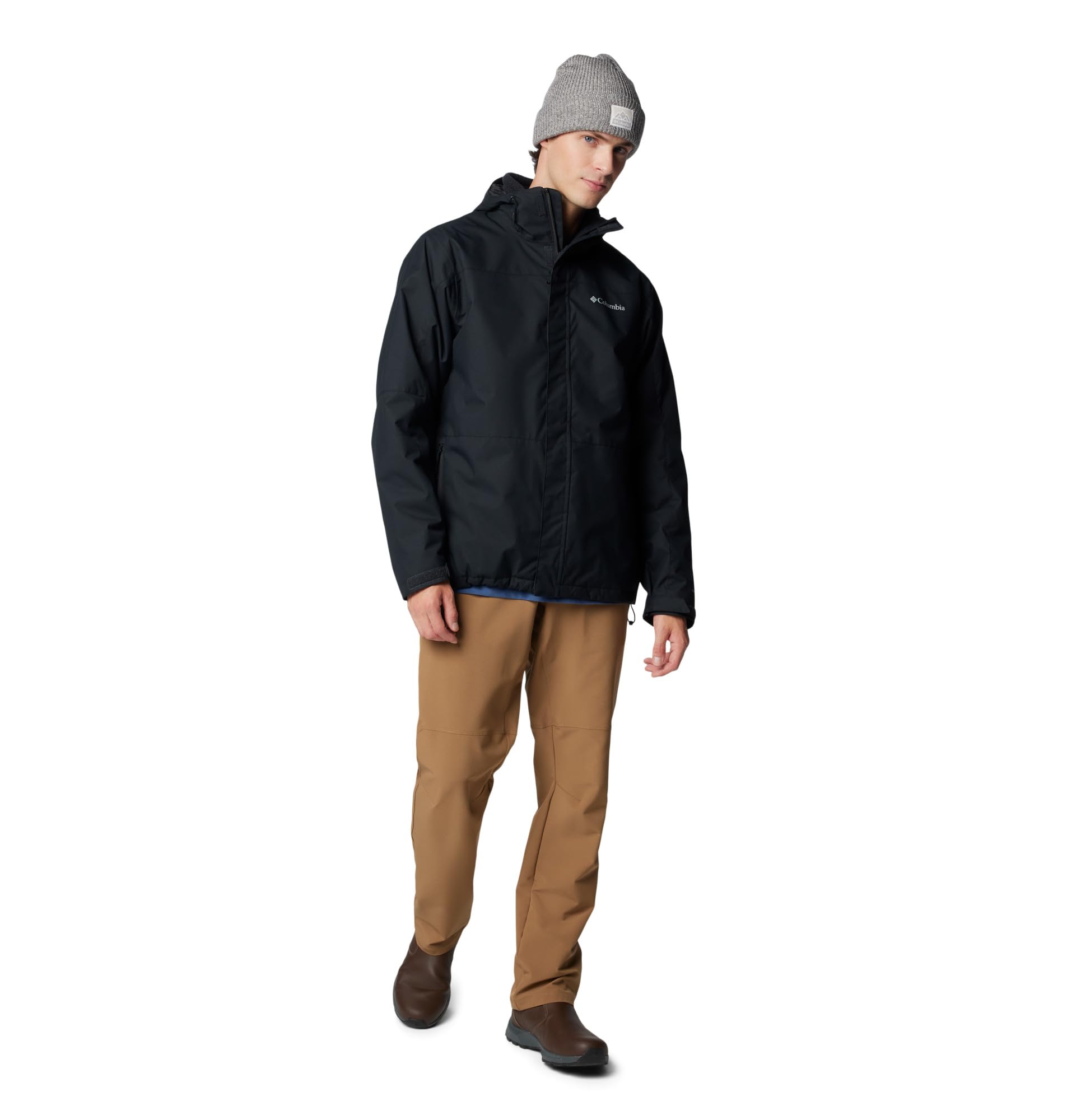 Columbia Abrigo de Invierno Intercambiable 3 en 1 para Hombre