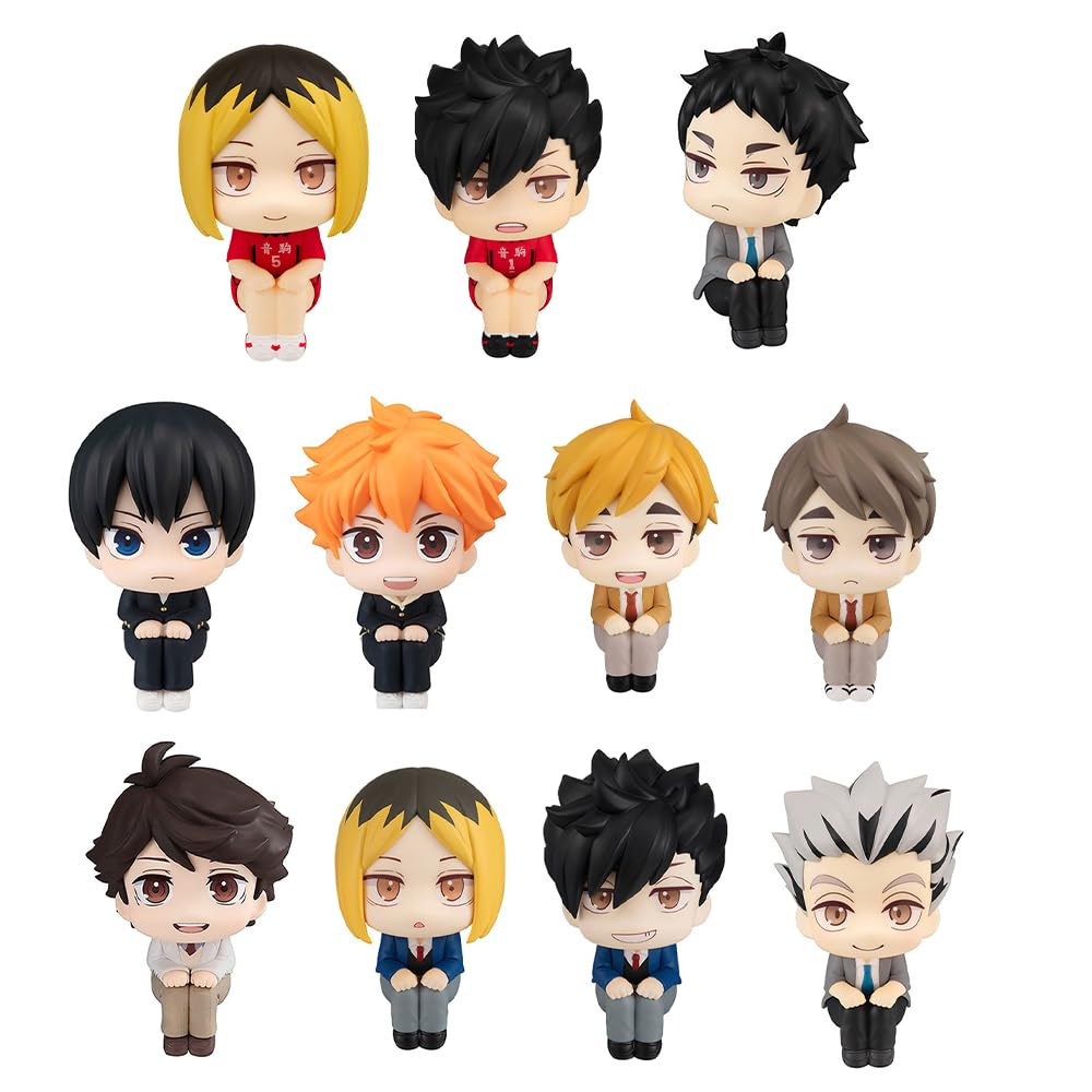 Zhongkaihua 11pcs Anime Figures Kageyama/Kenma/Hinata/Bokuto/Kuroo Figure 11CM PVC Anime Look Up Figurine Statue Cute Mini Model Decorations Collection Gifts โ image 1