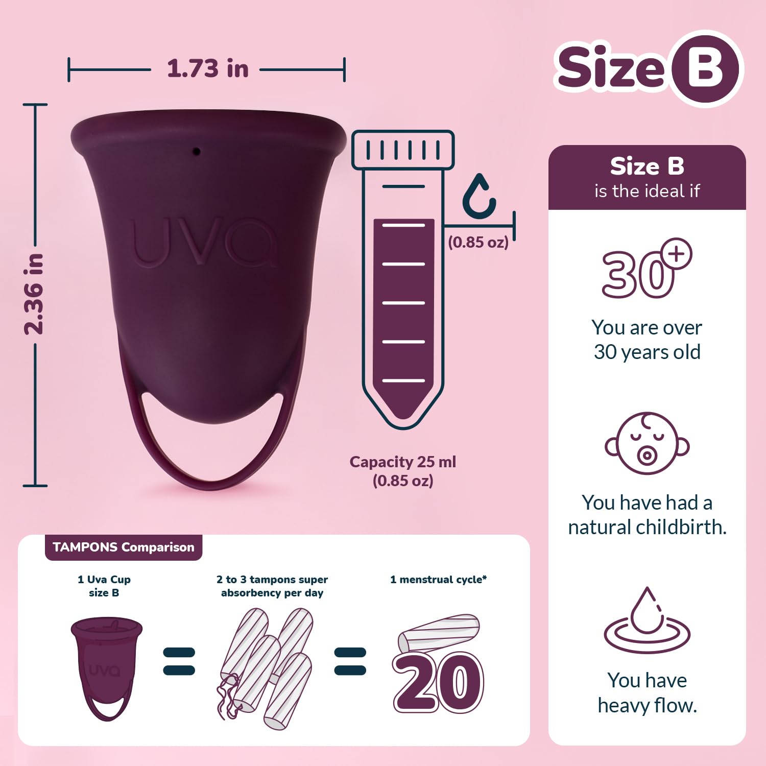UVA Copa menstrual (B)